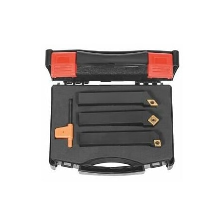 Holex Indexable Turning Toolholder, SCLCL 2020K09; SDJCL 2020K11; SSSCL 2020K12, for CC 3 Inserts, L-Hand 265131 20